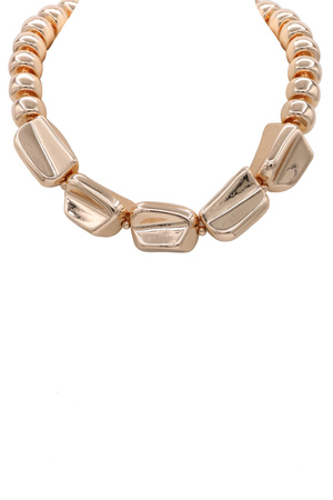 Bold Multi-Shape Resin Necklace