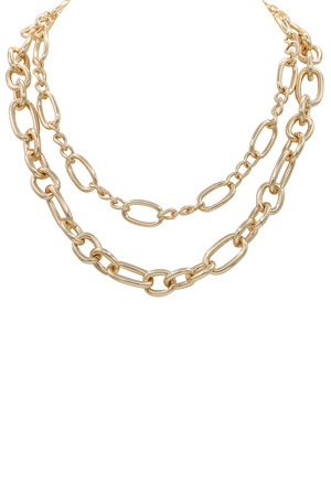 Classic Duo Chain Layered Necklace