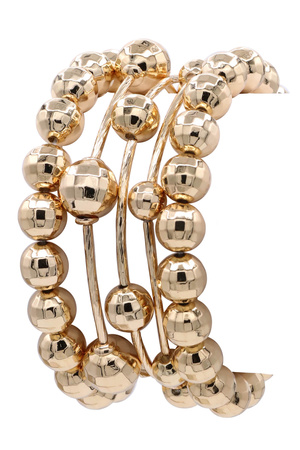 Everyday Ball Disc Stretch Bracelet Set