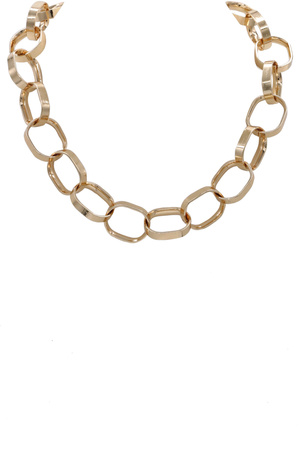 Chic Metal Linked Chain Necklace