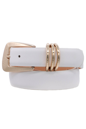 Stylish Triple D Loop Buckle Belt