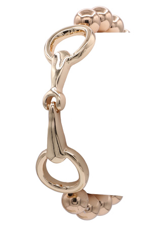 CCB Ball Horsebit Elastic Bracelet